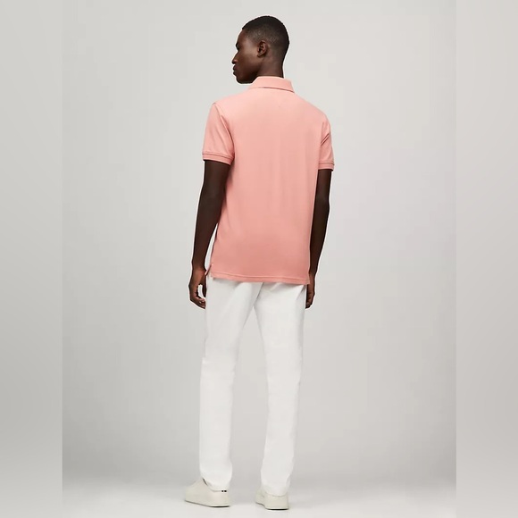Tommy Hilfiger Men's Pink Polo Shirt - Picture 3 of 12